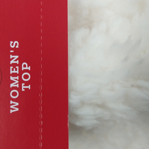 NEW! Women's Wondershop Faux Shearling Matching Family Half Zip Pullover, White - Picture 13 of 14